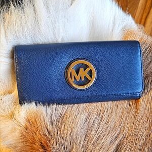 Michael Kors Fulton Wallet Navy